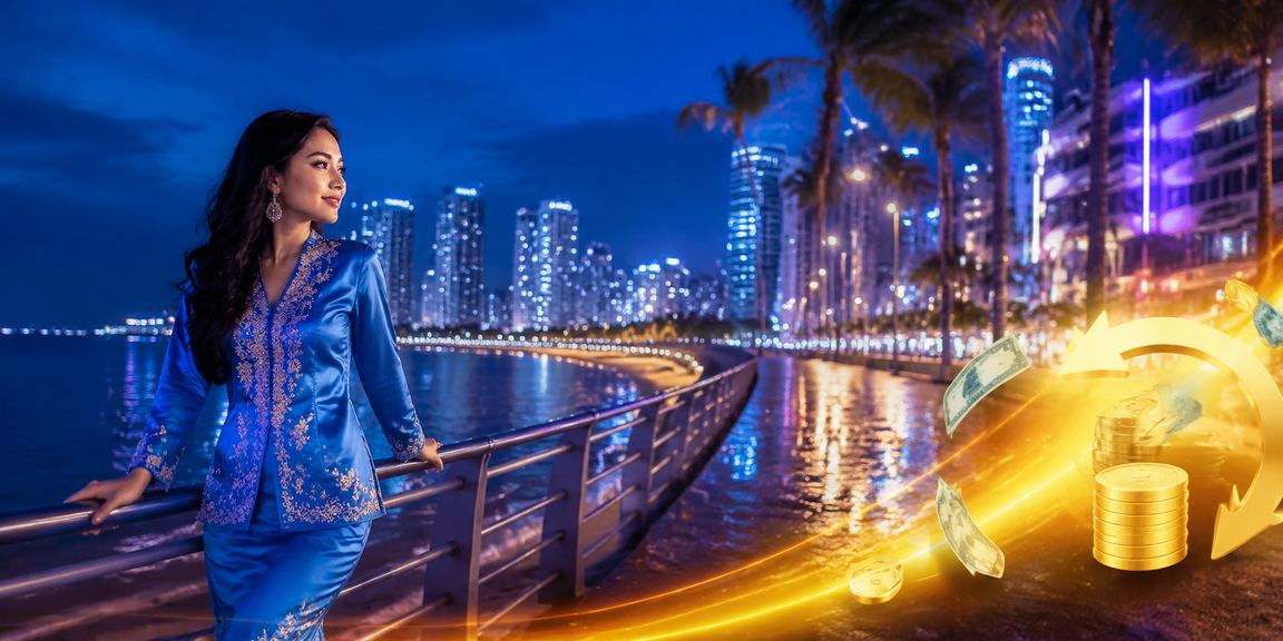 Pengguna wanita Pulau Pinang menikmati bonus cashback fm24
